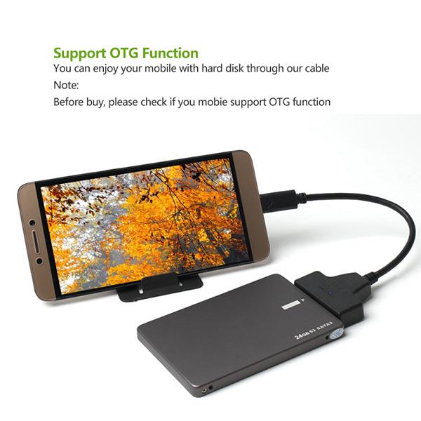 USB 3.1 to 22 Pin 2.5 3.5 inches SSD Adapter USB 3.1 to 22 Pin 2.5 3.5 inches SSD Adapter