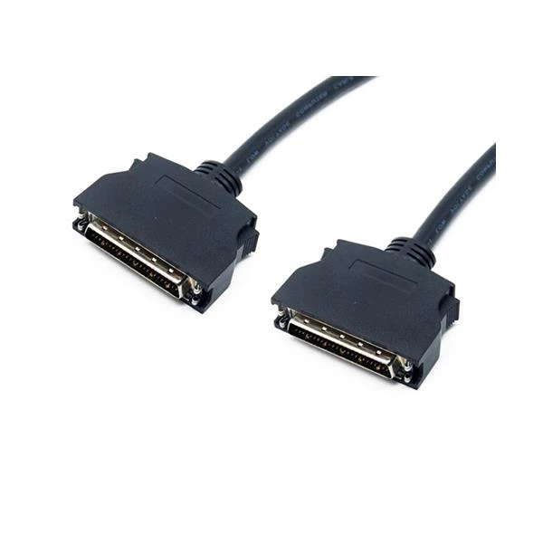 HD 50 male scsi ii cable assembly with clip and ABS Hood