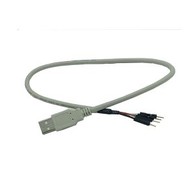 USB 2.0 A Stecker zu 2,54 mm 4-poliges Gehäuse Steckerkabel