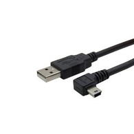 USB 2.0 A Stecker auf Links-Winkel Mini B Stecker Kabel