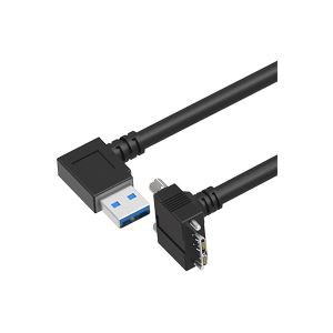 USB 3.0 A rechtwinklig zum Micro B-Abwärtswinkelkabel